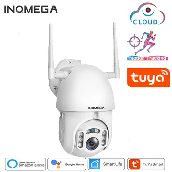 INQMEGA 1080P IP Камера WiFi Безжична Автоматична отслеживающая PTZ Бързо Куполна Камера Външно Видеонаблюдение Водоустойчива Камера