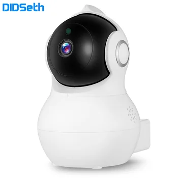 Куполната камера за сигурност DIDSeth 1080P, Домашен IP камера за помещения, двупосочно аудио, нощно виждане и откриване на движение, приложение YI Ин